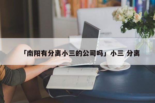 「南陽(yáng)有分離小三的公司嗎」小三 分離