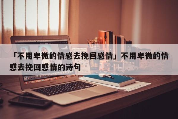 「不用卑微的情感去挽回感情」不用卑微的情感去挽回感情的詩句