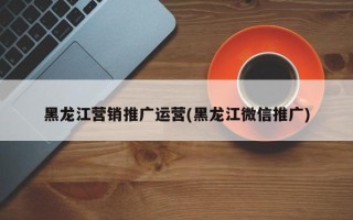 黑龍江營銷推廣運營(黑龍江微信推廣)