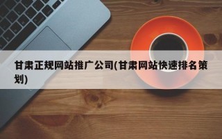 甘肅正規(guī)網(wǎng)站推廣公司(甘肅網(wǎng)站快速排名策劃)