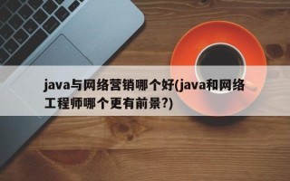 java與網絡營銷哪個好(java和網絡工程師哪個更有前景?)