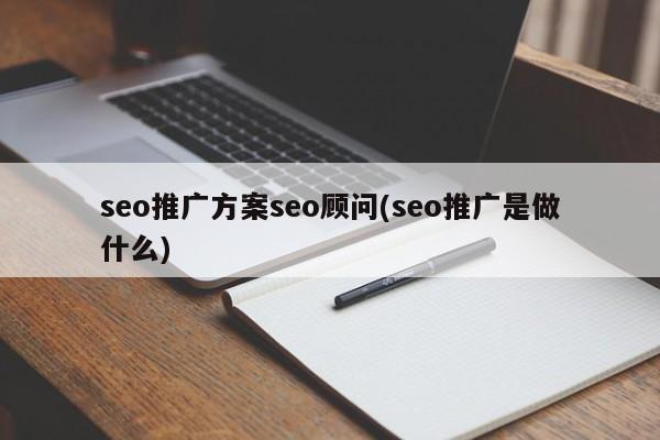 seo推廣方案seo顧問(wèn)(seo推廣是做什么)